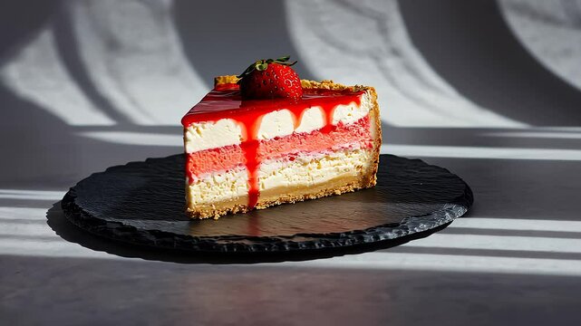 Classic Cheesecake with Strawberries