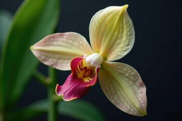 Delicate and intricate details of a wild orchid stem, natural, texture, stem