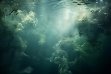 Obraz premium Submerged Dreams An Ethereal Underwater Fantasy