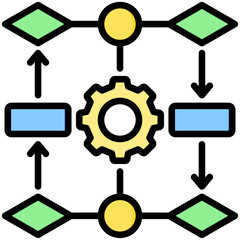 Process Diagram Icon