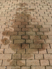 Benzin und &Ouml;lflecken 