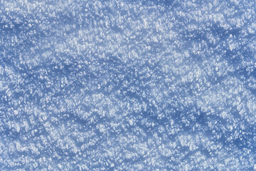 Thick snow crystals texture macro. Extreme vacation concept