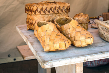 Traditional Birch Bark Items