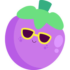 Fresh Fruits kawai - icon