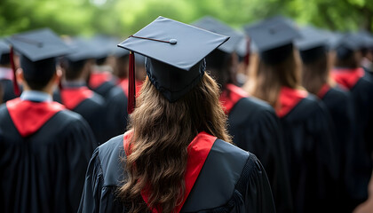 Avenue of Aspirations: Graduates Marching Towards a Bright Future Horizon