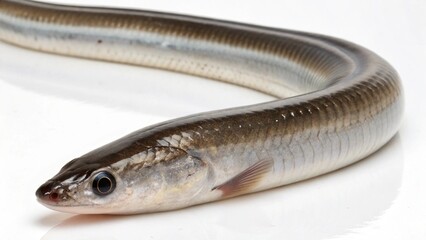 Obraz premium American Eel On White Background