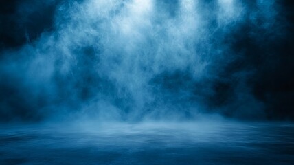 abstract fog and light rays creating a serene space