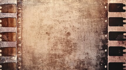 Vintage Filmstrip Texture Background
