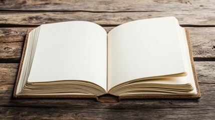 Close Up of an Open Notebook