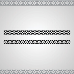Decorative border design vector 