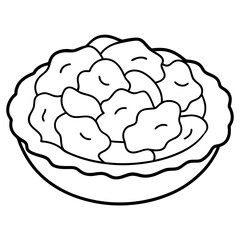 Close-up illustration of a brain with intricate details and textures