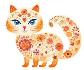 Fototapeta premium PNG Cat animal mammal pet.