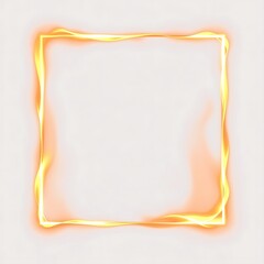 Obraz premium Illuminated square frame with glowing edges perfect for highlighting content