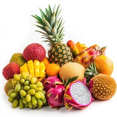 Colorful Assortment of Fresh Fruits