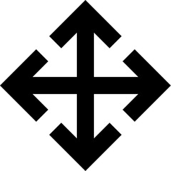 General collection - face right angle black icon pack