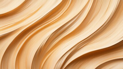Wavy lines create a rhythmic pattern of flowing contours in a soft golden hue