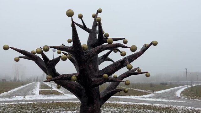 Zhlobin Winter City Park, Republic of Belarus