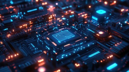 Obraz premium Artificial Intelligence Revolutionizing the Future in Image