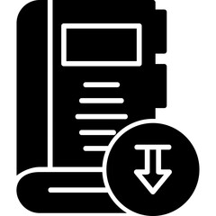 Fototapeta premium Download Book Icon