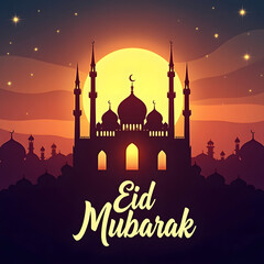 Golden Hour Eid A Radiant Celebration of Faith