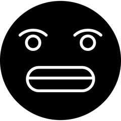 Naklejka premium Laugh Icon