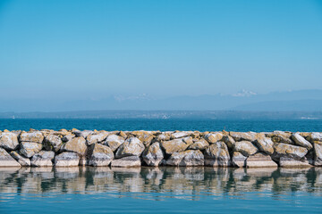 le port de Founex, lac L&eacute;man