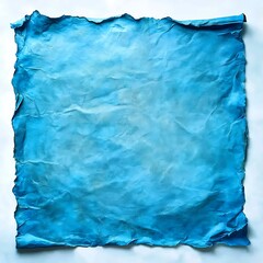 Obraz premium Cool blue parchment background, with soft texture and subtle blue hues, perfect for artistic or vintage displays, isolated on white background