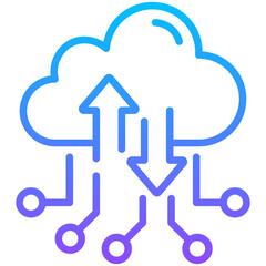 Cloud Traffic Icon