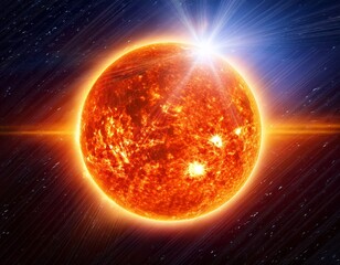 sun in space