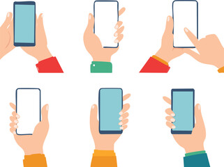 hand holding smartphone