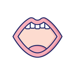 Mouth vector icon