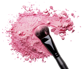 PNG Cosmetics brush powder pink.