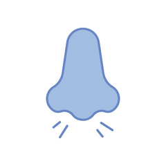 Nose vector icon