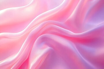 Obraz premium Gentle waves of pink silk, a dreamlike texture for abstract backgrounds