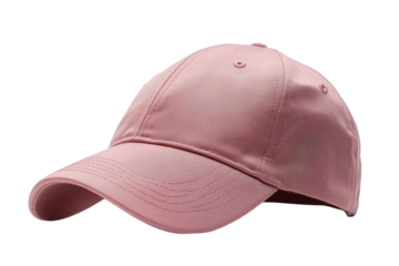 Stylish pink baseball cap showcasing a casual accessory perfect for outdoor activities and sunny days
