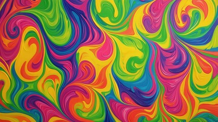 Vibrant Swirling Colorful Abstract Background for Creative Projects