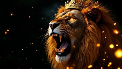 Naklejka premium Lion King of Judah