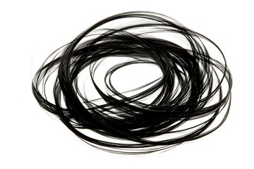 Abstract Black Circular Design