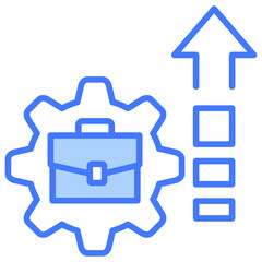 Development Blue Icon