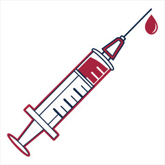  vaccine solid icon on white background