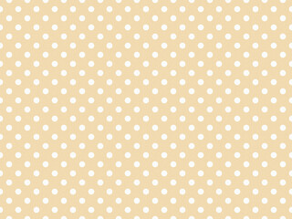 texturised white color polka dots over wheat brown background