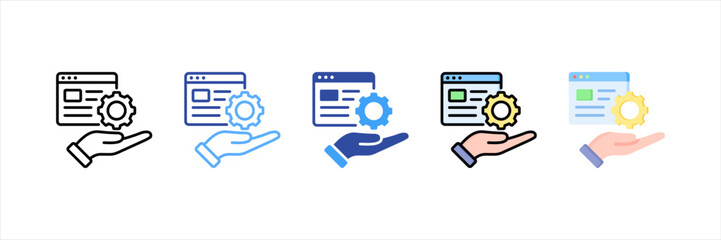 Paas Multi Style Icon Set