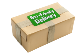 Eco-friendly delivery package showcasing sustainable practices in packaging and shipping methods