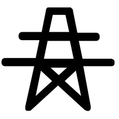 Linear monochrome outline icon pack