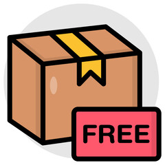 Perfect design icon of free shipment