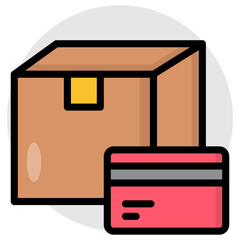 Trendy vector design of card payment