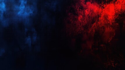 Naklejka premium Textured colored smoke diffuses against dark backdrop, creating abstract pattern