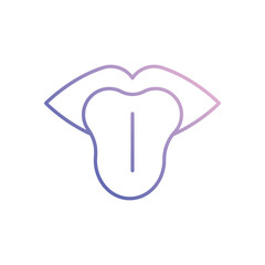Tongue vector icon