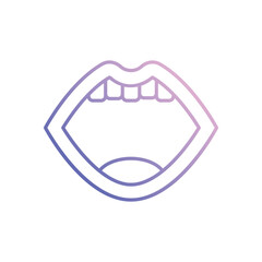Mouth vector icon