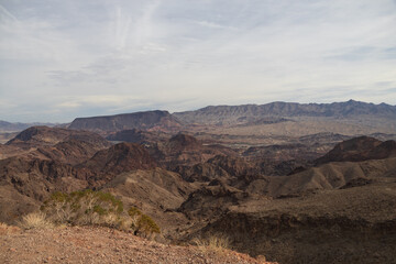 Fototapeta premium Views from Black Canyon Overlook, Nevada